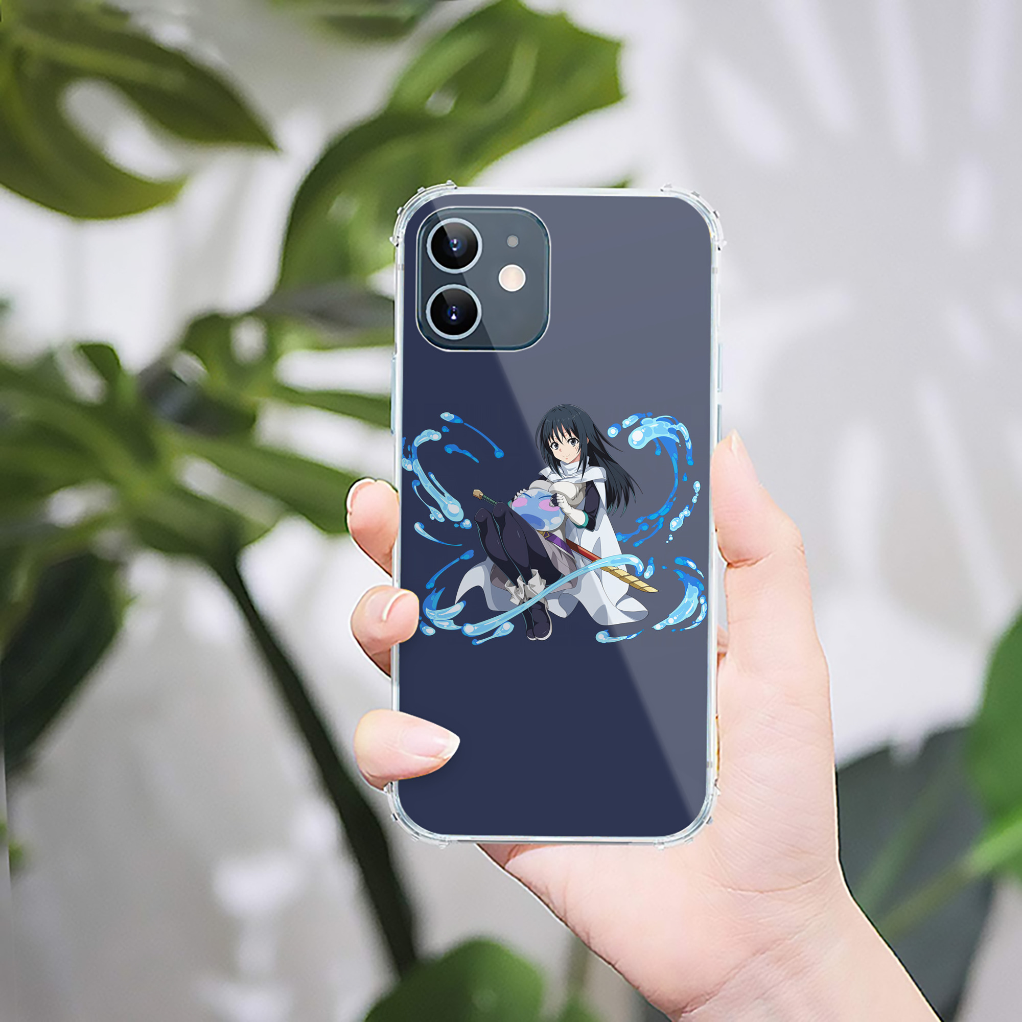 （画像用） 転スラ Regarding Reincarnated to Slime 【iPhone 12シリーズ対応】透明スマホケース（クリアソフトケース）
